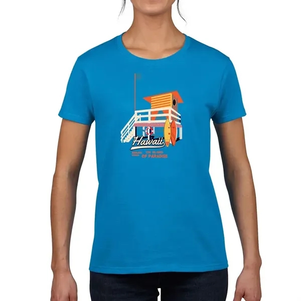 Gildan Ultra Cotton Ladies T-shirt - Gildan Ultra Cotton Ladies T-shirt - Image 23 of 25