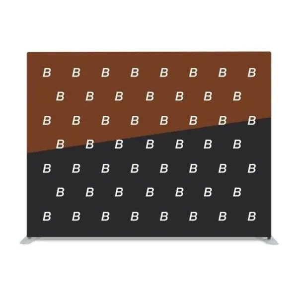 10ft x 8ft Step and Repeat Straight Pillow Case Backdrop - 10ft x 8ft Step and Repeat Straight Pillow Case Backdrop - Image 1 of 3