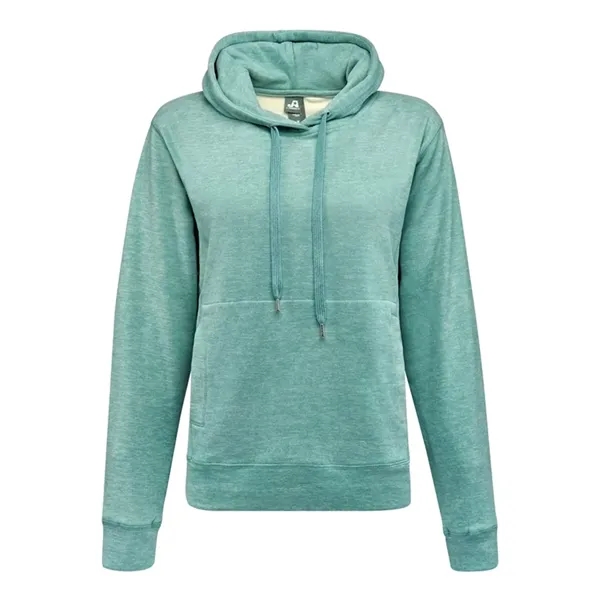 J. America Women's Electric Fleece Hooded Sweatshirt - J. America Women's Electric Fleece Hooded Sweatshirt - Image 1 of 8
