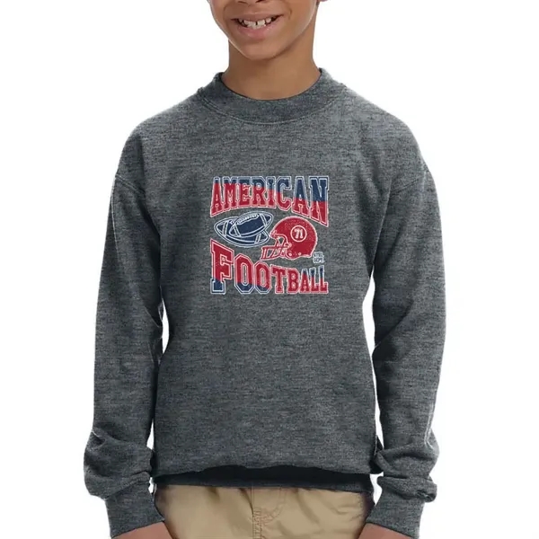 Gildan® Heavy Blend™ Youth Crew Sweatshirt - Gildan® Heavy Blend™ Youth Crew Sweatshirt - Image 3 of 11