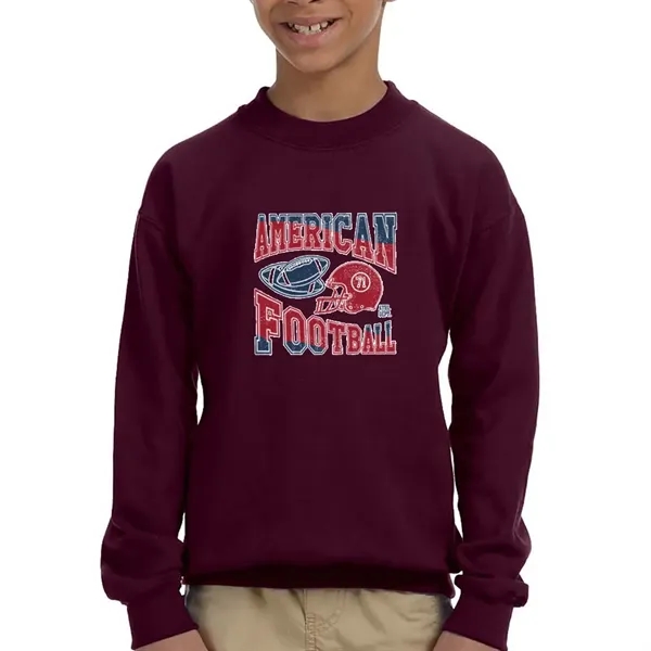 Gildan® Heavy Blend™ Youth Crew Sweatshirt - Gildan® Heavy Blend™ Youth Crew Sweatshirt - Image 5 of 11