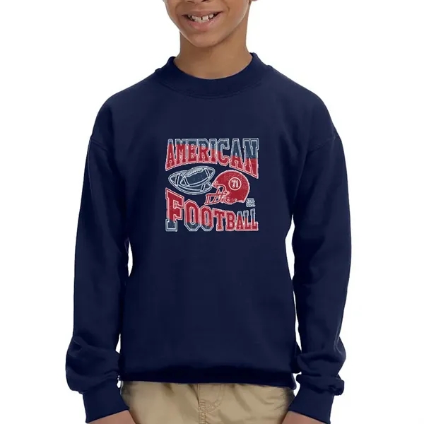 Gildan® Heavy Blend™ Youth Crew Sweatshirt - Gildan® Heavy Blend™ Youth Crew Sweatshirt - Image 6 of 11