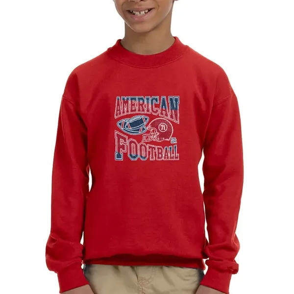 Gildan® Heavy Blend™ Youth Crew Sweatshirt - Gildan® Heavy Blend™ Youth Crew Sweatshirt - Image 7 of 11