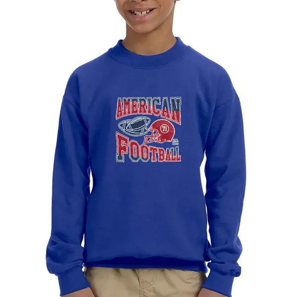 Gildan® Heavy Blend™ Youth Crew Sweatshirt - Gildan® Heavy Blend™ Youth Crew Sweatshirt - Image 8 of 11