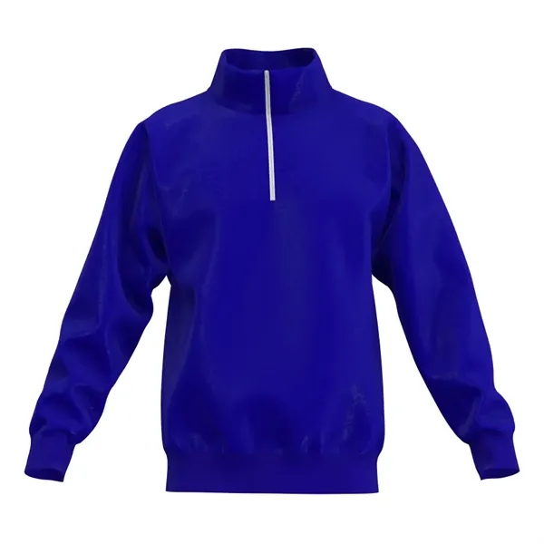 Cadet Collar Sweatshirt with 1/4 Zipper - Cadet Collar Sweatshirt with 1/4 Zipper - Image 0 of 0