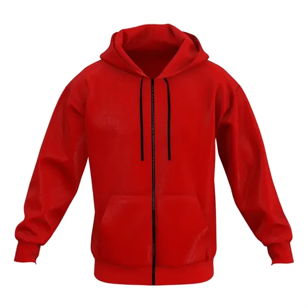Hooded Sweatshirt with Full Zipper - Hooded Sweatshirt with Full Zipper - Image 0 of 0