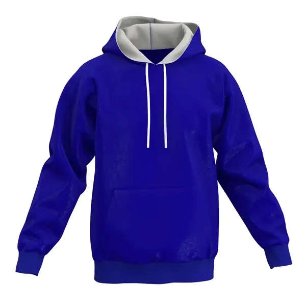 Hooded Sweatshirt with Contrast Color Hood - Hooded Sweatshirt with Contrast Color Hood - Image 0 of 0