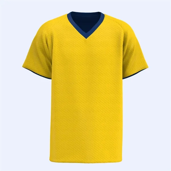 V-Neck Micromesh Reversible Jersey - V-Neck Micromesh Reversible Jersey - Image 1 of 1