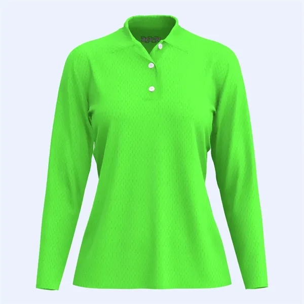 Women's Long Sleeve Polo Shirt - Women's Long Sleeve Polo Shirt - Image 0 of 0