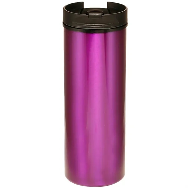 Slim Metallic Tumbler  - 16 oz. - Slim Metallic Tumbler  - 16 oz. - Image 2 of 2