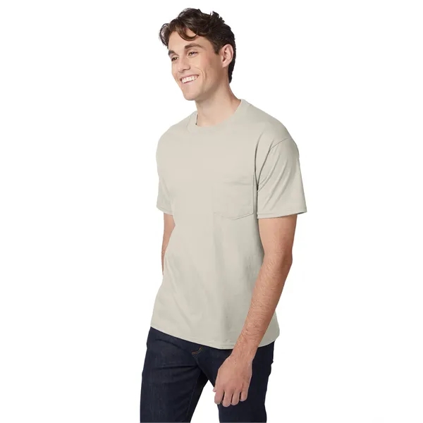 Hanes Adult Beefy-T® with Pocket - Hanes Adult Beefy-T® with Pocket - Image 123 of 124