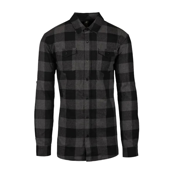 Burnside Men's Plaid Flannel Shirt - Burnside Men's Plaid Flannel Shirt - Image 58 of 138