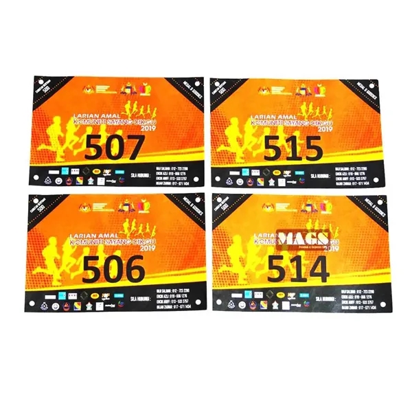 Custom Marathon Bib Number - Custom Marathon Bib Number - Image 4 of 5