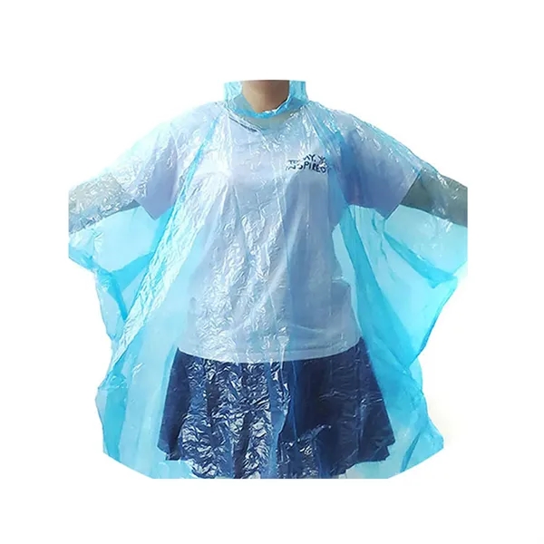 Emergency Rain Poncho with Keychain Ball - Emergency Rain Poncho with Keychain Ball - Image 1 of 3