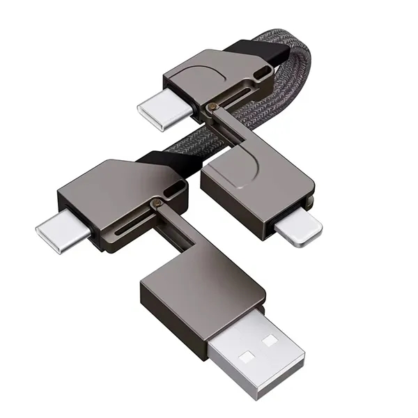 4-In-1 Data Cable Portable Key Chain Pd60W - 4-In-1 Data Cable Portable Key Chain Pd60W - Image 2 of 4