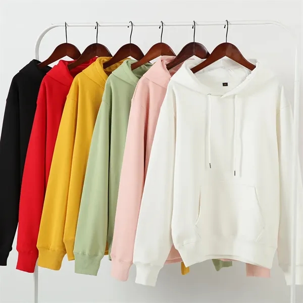 Men Hoodies Long Sleeve Kangaroo Pockets - Men Hoodies Long Sleeve Kangaroo Pockets - Image 1 of 3