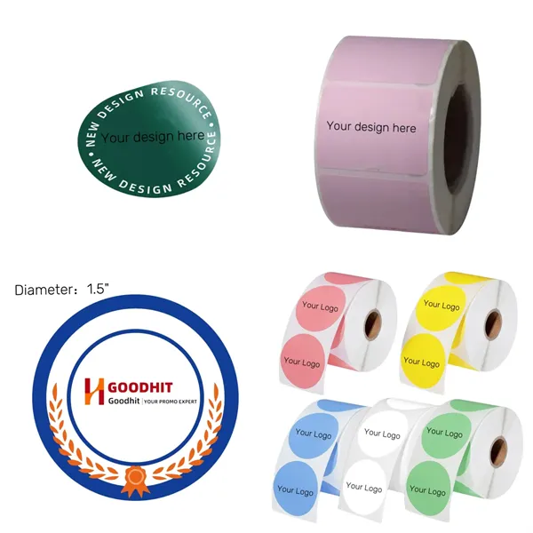 Custom Waterproof Logo Stickers Self-Adhesive PVC - Custom Waterproof Logo Stickers Self-Adhesive PVC - Image 0 of 7