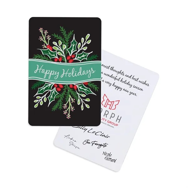 Festive Flourish Holiday Greeting Card - Festive Flourish Holiday Greeting Card - Image 0 of 1