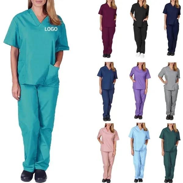 Hospital Dentist Nurse Working Medical Scrubs - Hospital Dentist Nurse Working Medical Scrubs - Image 0 of 12