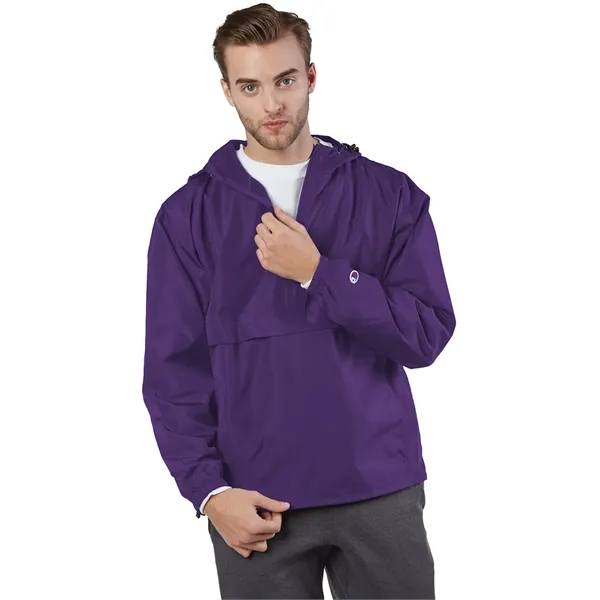 Champion Adult Packable Anorak Quarter-Zip Jacket - Champion Adult Packable Anorak Quarter-Zip Jacket - Image 91 of 105