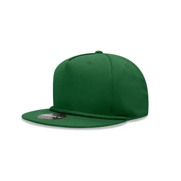 Decky 5 Panel High Profile Structured Cotton Blend Rope Hat - Decky 5 Panel High Profile Structured Cotton Blend Rope Hat - Image 1 of 6