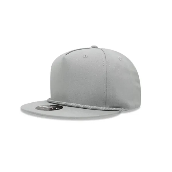 Decky 5 Panel High Profile Structured Cotton Blend Rope Hat - Decky 5 Panel High Profile Structured Cotton Blend Rope Hat - Image 2 of 6
