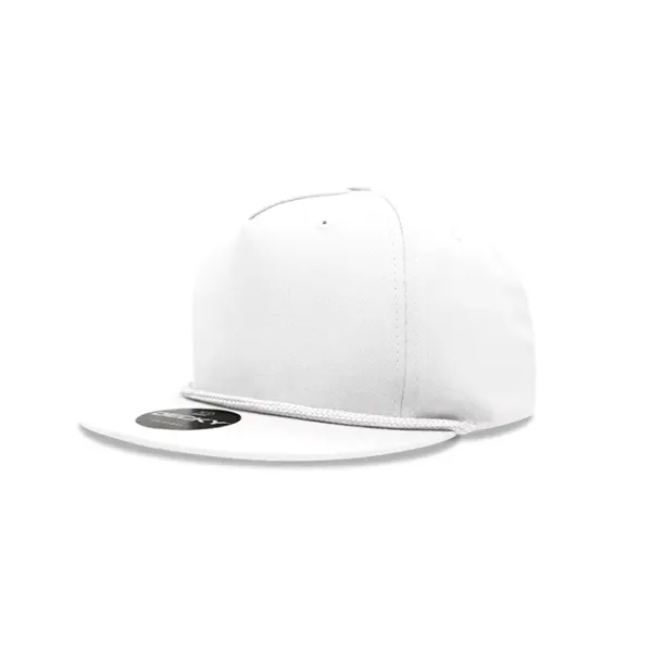 Decky 5 Panel High Profile Structured Cotton Blend Rope Hat - Decky 5 Panel High Profile Structured Cotton Blend Rope Hat - Image 6 of 6
