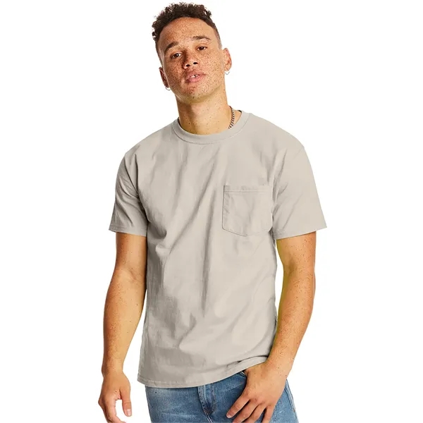 Hanes Men's Authentic-T Pocket T-Shirt - Hanes Men's Authentic-T Pocket T-Shirt - Image 61 of 104