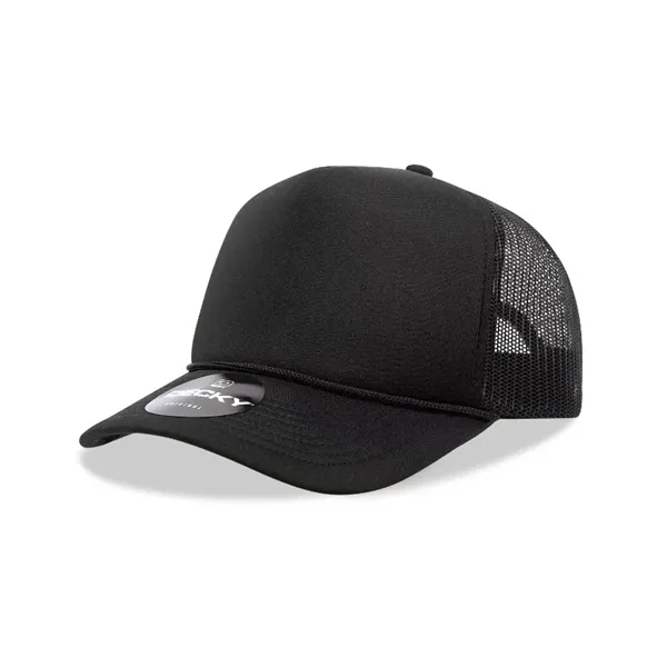 Decky 5 Panel Mid Profile Structured Foam Trucker - Decky 5 Panel Mid Profile Structured Foam Trucker - Image 0 of 47