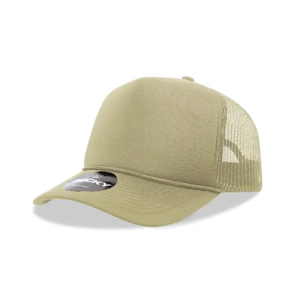 Decky 5 Panel Mid Profile Structured Foam Trucker - Decky 5 Panel Mid Profile Structured Foam Trucker - Image 8 of 47