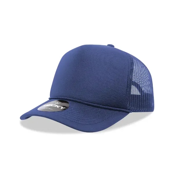 Decky 5 Panel Mid Profile Structured Foam Trucker - Decky 5 Panel Mid Profile Structured Foam Trucker - Image 9 of 47