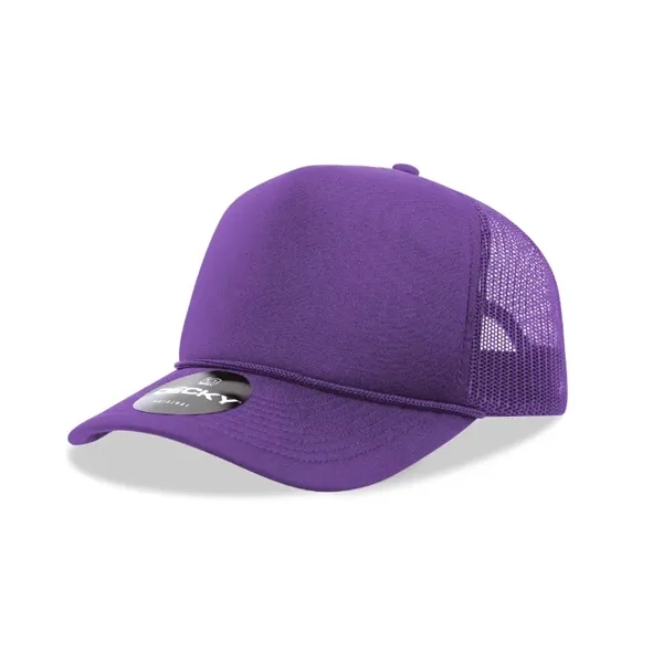Decky 5 Panel Mid Profile Structured Foam Trucker - Decky 5 Panel Mid Profile Structured Foam Trucker - Image 13 of 47
