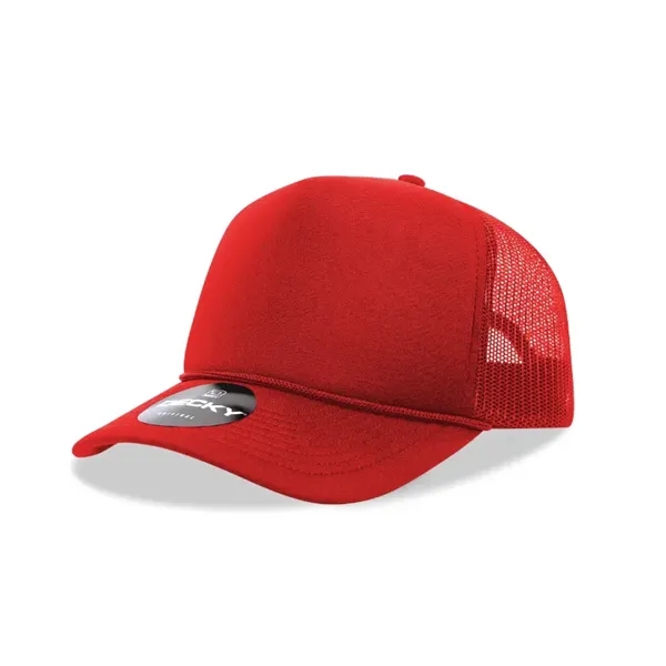 Decky 5 Panel Mid Profile Structured Foam Trucker - Decky 5 Panel Mid Profile Structured Foam Trucker - Image 14 of 47
