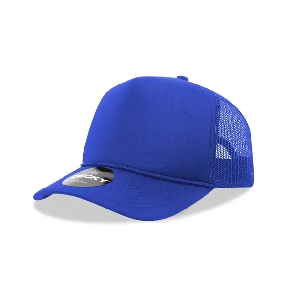 Decky 5 Panel Mid Profile Structured Foam Trucker - Decky 5 Panel Mid Profile Structured Foam Trucker - Image 15 of 47