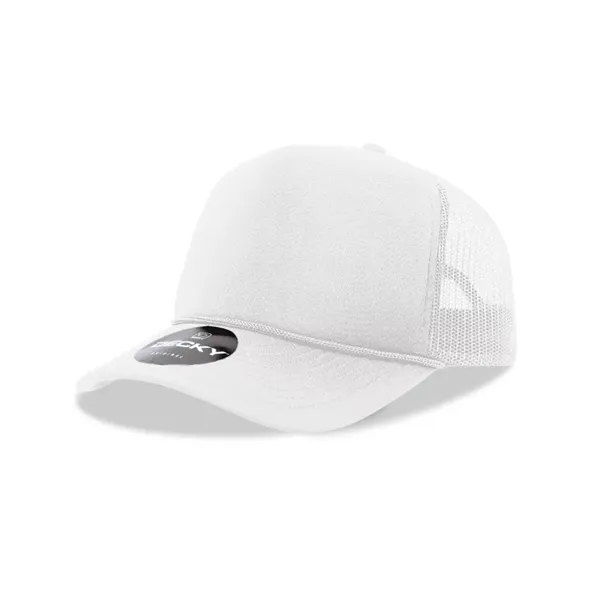 Decky 5 Panel Mid Profile Structured Foam Trucker - Decky 5 Panel Mid Profile Structured Foam Trucker - Image 18 of 47