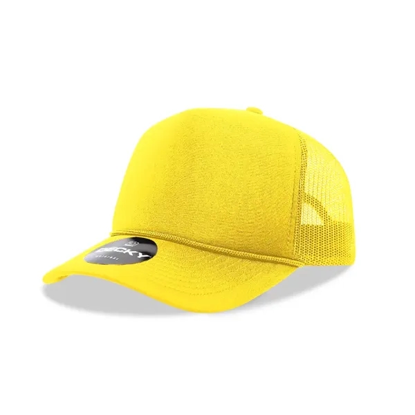 Decky 5 Panel Mid Profile Structured Foam Trucker - Decky 5 Panel Mid Profile Structured Foam Trucker - Image 19 of 47