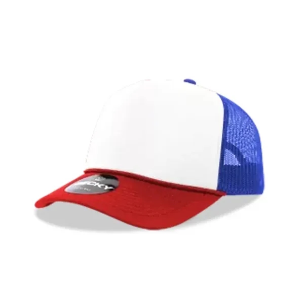 Decky 5 Panel Mid Profile Structured Foam Trucker - Decky 5 Panel Mid Profile Structured Foam Trucker - Image 20 of 47