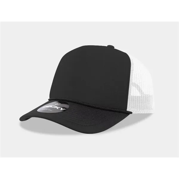 Decky 5 Panel Mid Profile Structured Foam Trucker - Decky 5 Panel Mid Profile Structured Foam Trucker - Image 21 of 47