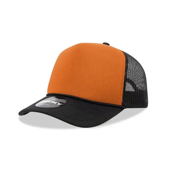 Decky 5 Panel Mid Profile Structured Foam Trucker - Decky 5 Panel Mid Profile Structured Foam Trucker - Image 23 of 47