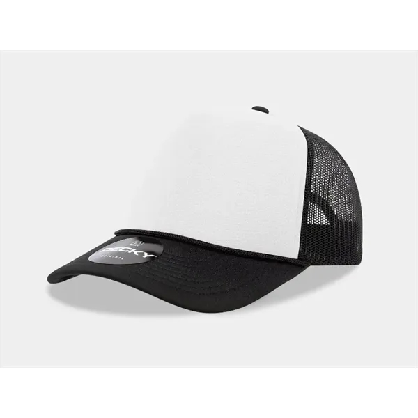 Decky 5 Panel Mid Profile Structured Foam Trucker - Decky 5 Panel Mid Profile Structured Foam Trucker - Image 24 of 47