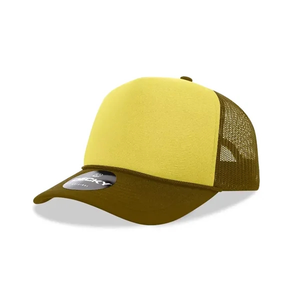 Decky 5 Panel Mid Profile Structured Foam Trucker - Decky 5 Panel Mid Profile Structured Foam Trucker - Image 25 of 47