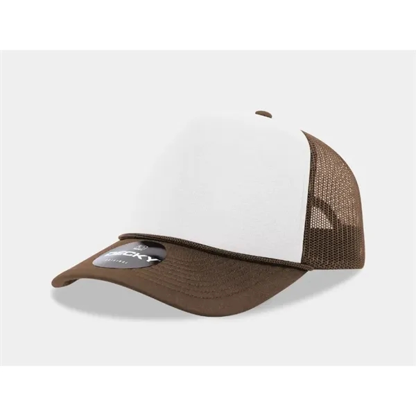 Decky 5 Panel Mid Profile Structured Foam Trucker - Decky 5 Panel Mid Profile Structured Foam Trucker - Image 26 of 47