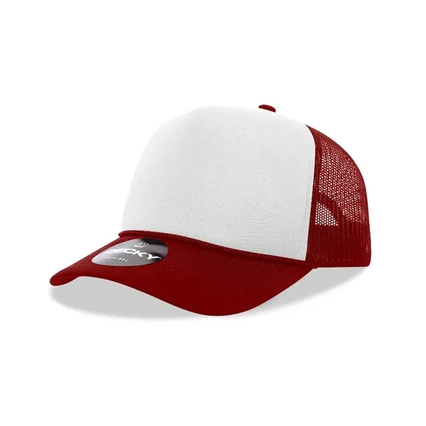 Decky 5 Panel Mid Profile Structured Foam Trucker - Decky 5 Panel Mid Profile Structured Foam Trucker - Image 28 of 47