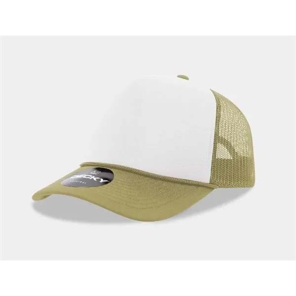 Decky 5 Panel Mid Profile Structured Foam Trucker - Decky 5 Panel Mid Profile Structured Foam Trucker - Image 34 of 47