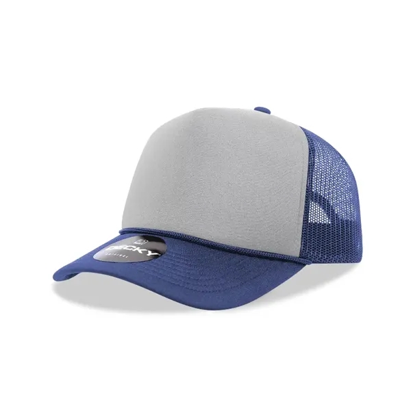Decky 5 Panel Mid Profile Structured Foam Trucker - Decky 5 Panel Mid Profile Structured Foam Trucker - Image 36 of 47
