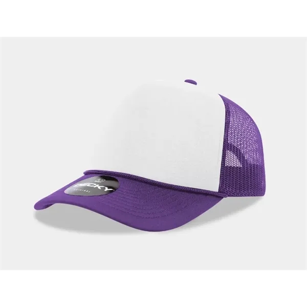 Decky 5 Panel Mid Profile Structured Foam Trucker - Decky 5 Panel Mid Profile Structured Foam Trucker - Image 40 of 47