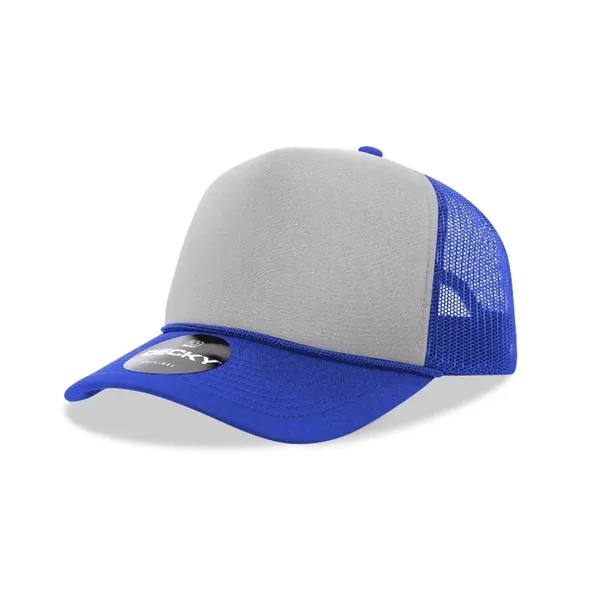 Decky 5 Panel Mid Profile Structured Foam Trucker - Decky 5 Panel Mid Profile Structured Foam Trucker - Image 42 of 47