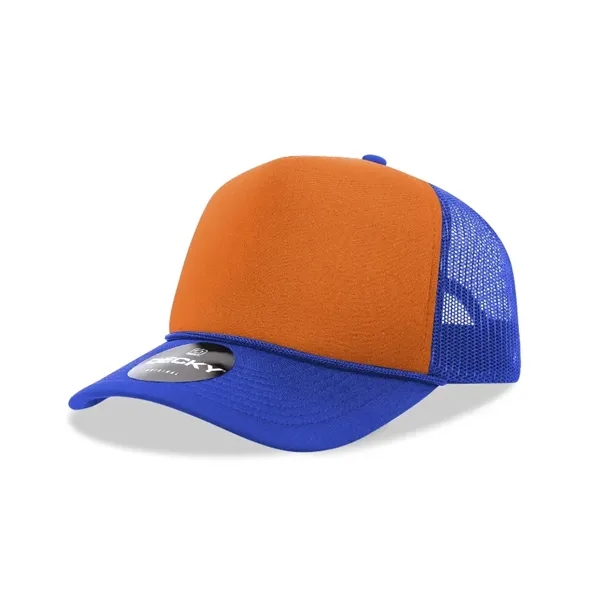 Decky 5 Panel Mid Profile Structured Foam Trucker - Decky 5 Panel Mid Profile Structured Foam Trucker - Image 43 of 47