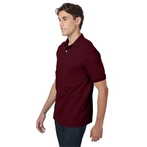 Hanes Adult EcoSmart® Jersey Knit Polo - Hanes Adult EcoSmart® Jersey Knit Polo - Image 88 of 88