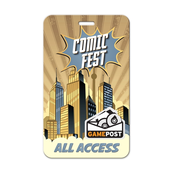 Custom Press Pass Card - 3" x 5"
